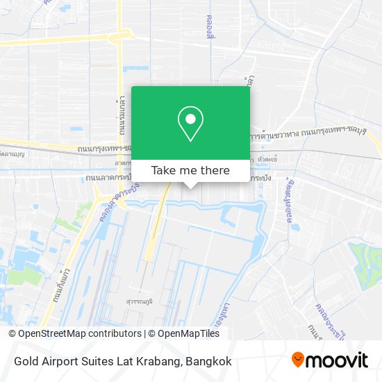 Gold Airport Suites Lat Krabang map