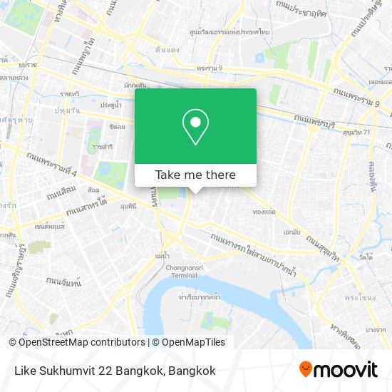 Like Sukhumvit 22 Bangkok map