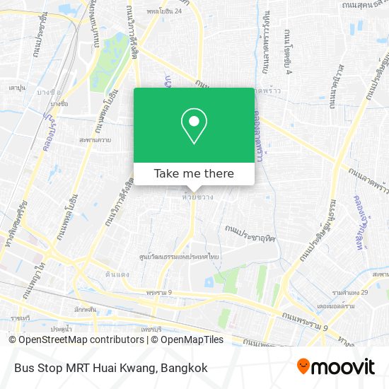 Bus Stop MRT Huai Kwang map