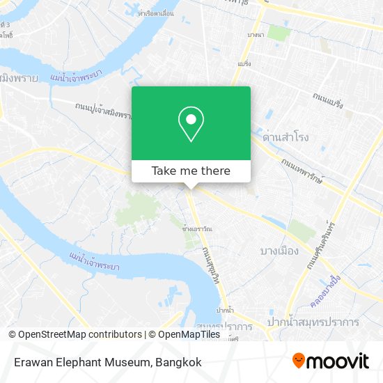 Erawan Elephant Museum map