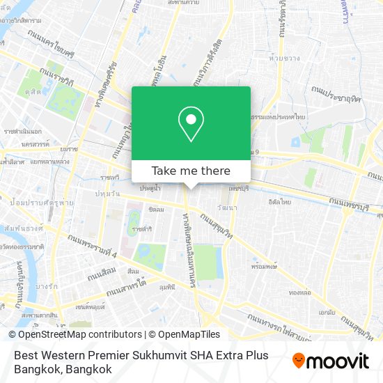 Best Western Premier Sukhumvit SHA Extra Plus Bangkok map