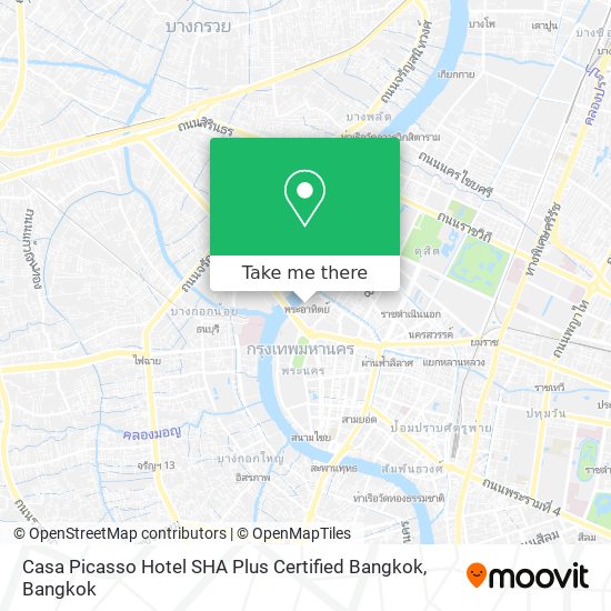 Casa Picasso Hotel SHA Plus Certified Bangkok map