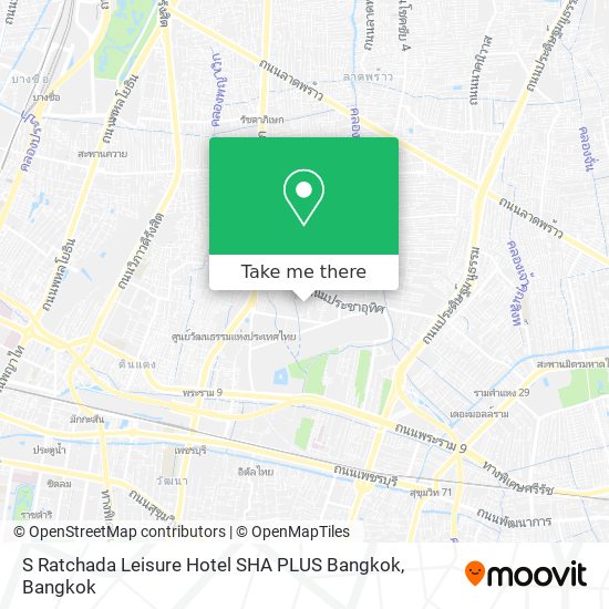 S Ratchada Leisure Hotel SHA PLUS Bangkok map