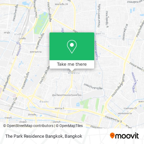 The Park Residence Bangkok map