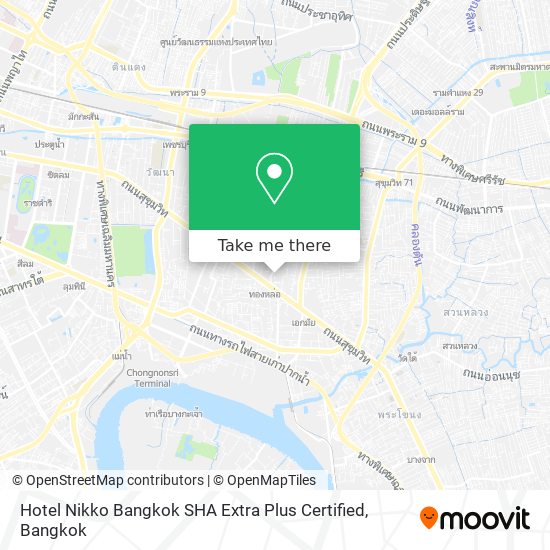 Hotel Nikko Bangkok SHA Extra Plus Certified map