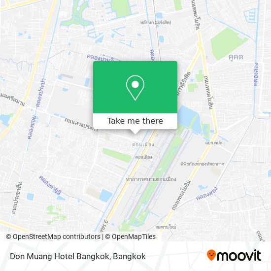 Don Muang Hotel Bangkok map