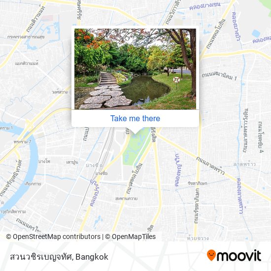 สวนวชิรเบญจทัศ map