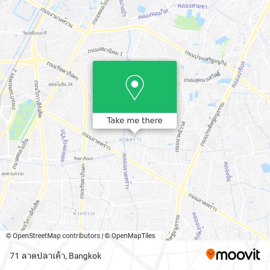 71 ลาดปลาเค้า map
