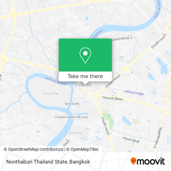 Nonthaburi Thailand State map