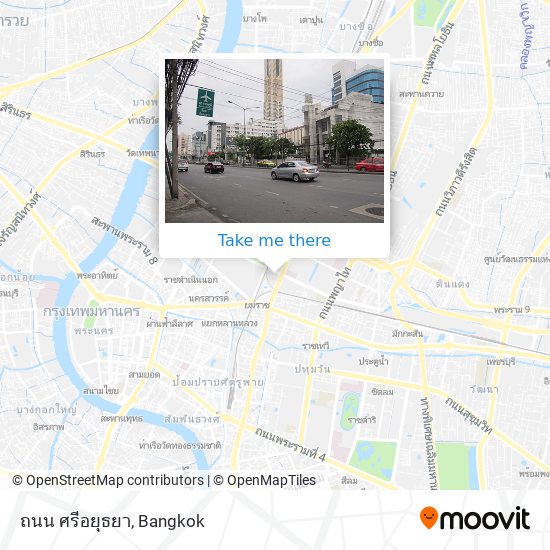 ถนน ศรีอยุธยา map