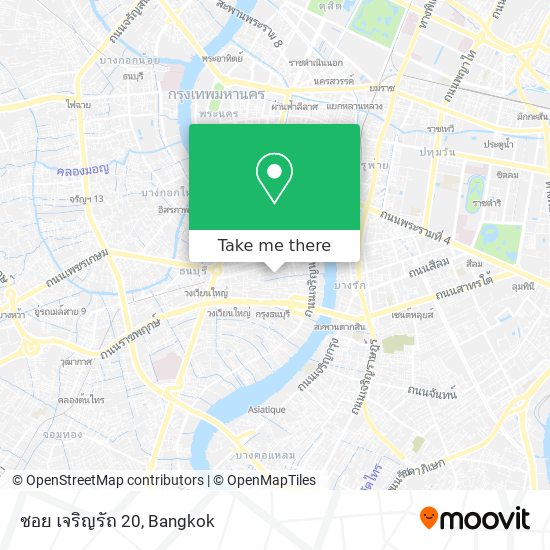 ซอย เจริญรัถ 20 map