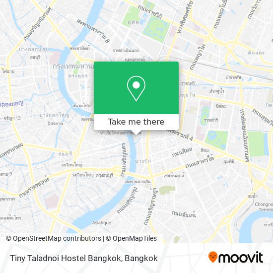 Tiny Taladnoi Hostel Bangkok map