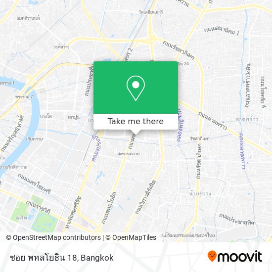 ซอย พหลโยธิน 18 map