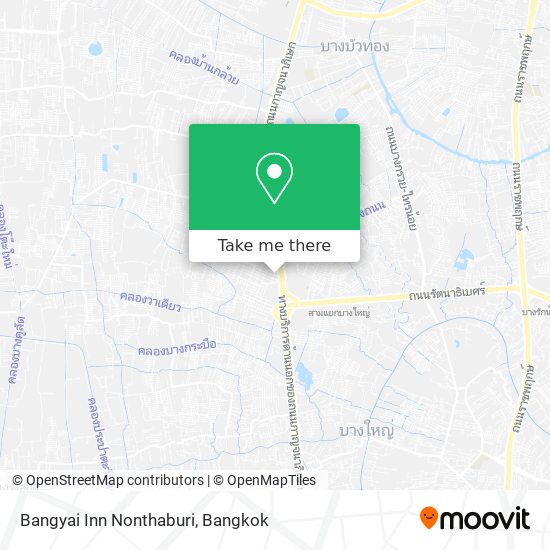 Bangyai Inn Nonthaburi map