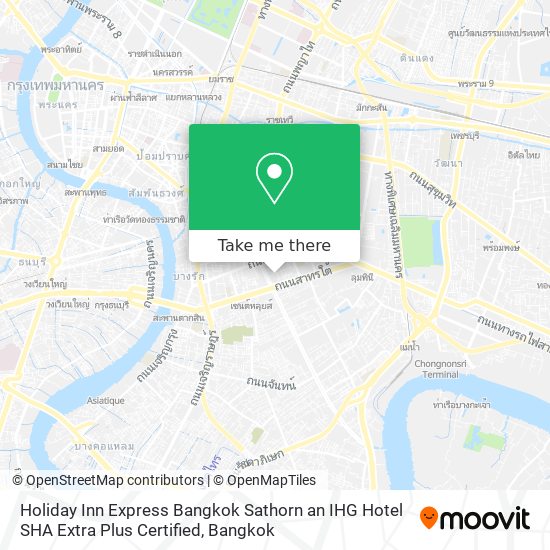 Holiday Inn Express Bangkok Sathorn an IHG Hotel SHA Extra Plus Certified map