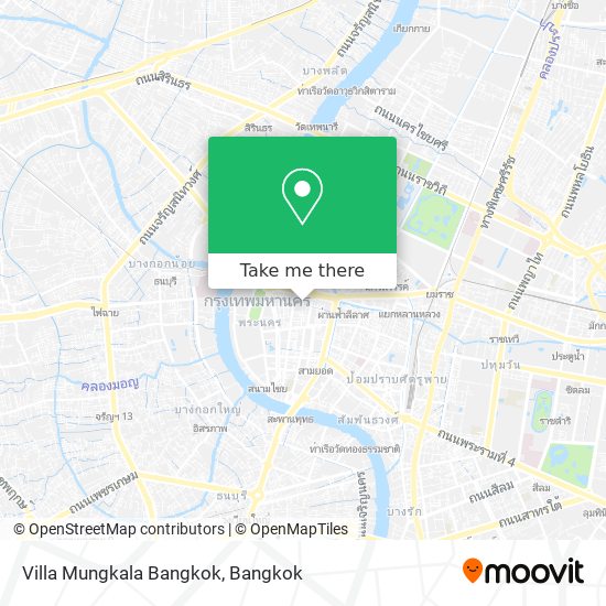 Villa Mungkala Bangkok map