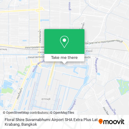 Floral Shire Suvarnabhumi Airport SHA Extra Plus Lat Krabang map