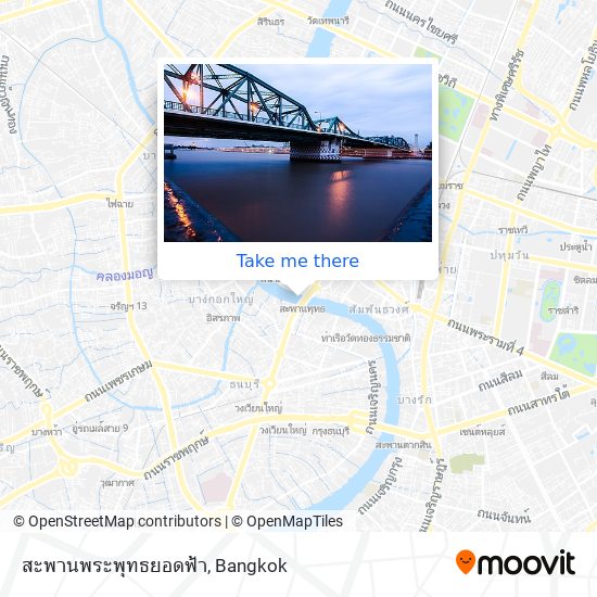 สะพานพระพุทธยอดฟ้า map