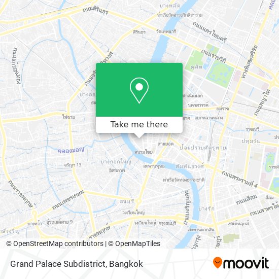 Grand Palace Subdistrict map