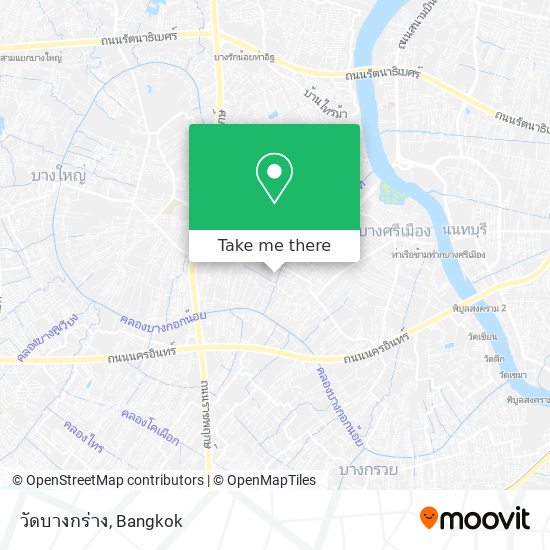 วัดบางกร่าง map