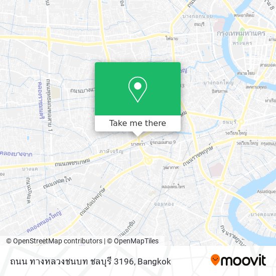 ถนน ทางหลวงชนบท ชลบุรี 3196 map