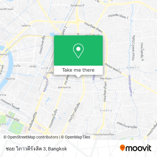 ซอย วิภาวดีรังสิต 3 map