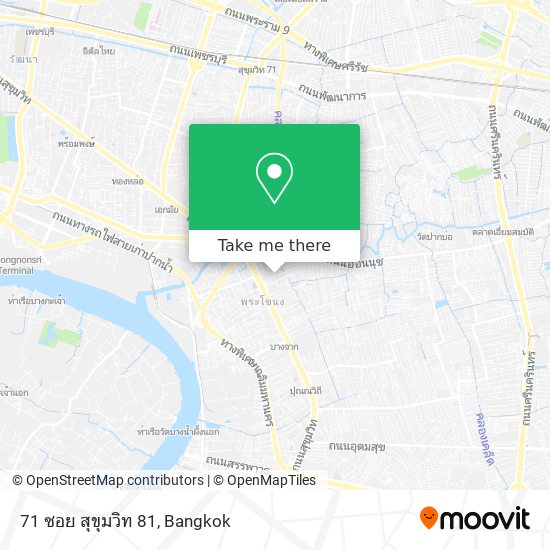 71 ซอย สุขุมวิท 81 map