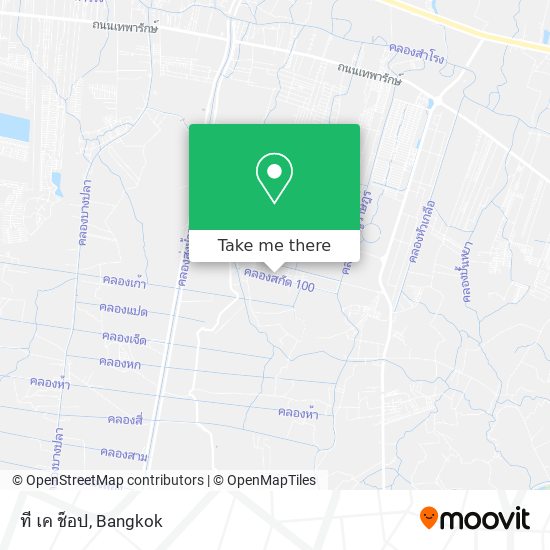 ที เค ช็อป map