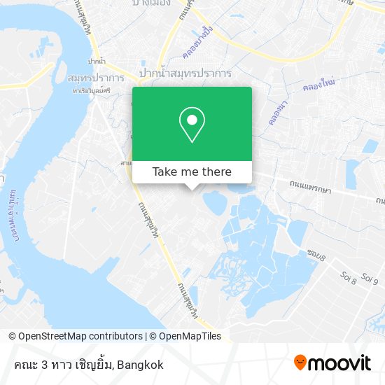 คณะ 3 หาว เชิญยิ้ม map