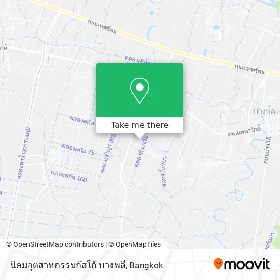 นิคมอุตสาหกรรมกัสโก้ บางพลี map