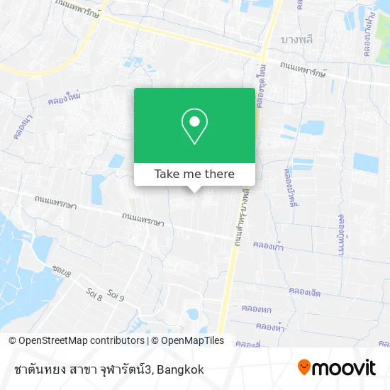 ชาตันหยง สาขา จุฬารัตน์3 map