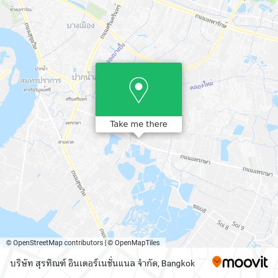 บริษัท สุรทิณฑ์ อินเตอร์เนชั่นแนล จำกัด map