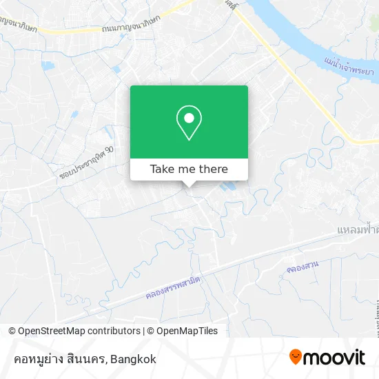 คอหมูย่าง สินนคร map