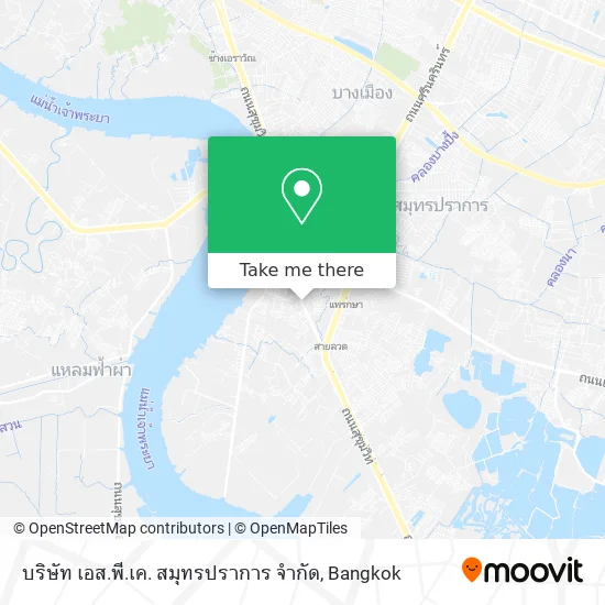 บริษัท เอส.พี.เค. สมุทรปราการ จำกัด map