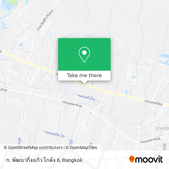 ก. พัฒนากิ่งแก้ว โกดัง 6 map