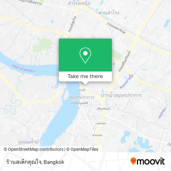 ร้านสเต็กคุณโจ map