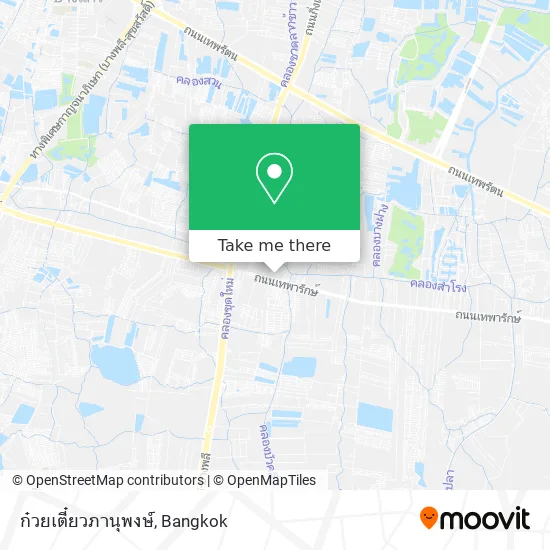 ก๋วยเตี๋ยวภานุพงษ์ map