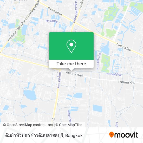 ต้มยำหัวปลา ข้าวต้มปลาชลบุรี map