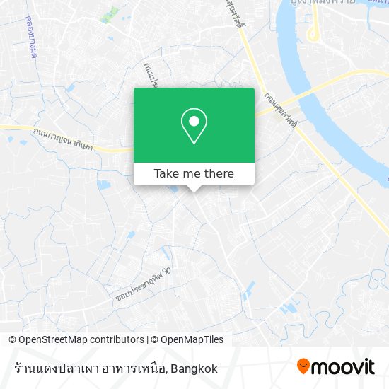 ร้านแดงปลาเผา อาหารเหนือ map