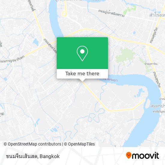 ขนมจีนเส้นสด map