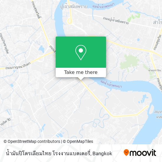 น้ำมันปิโตรเลียมไทย โรงงานแบตเตอรี่ map