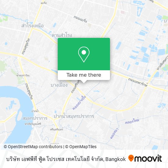 บริษัท เอฟพีที ฟู้ด โปรเซส เทคโนโลยี จํากัด map