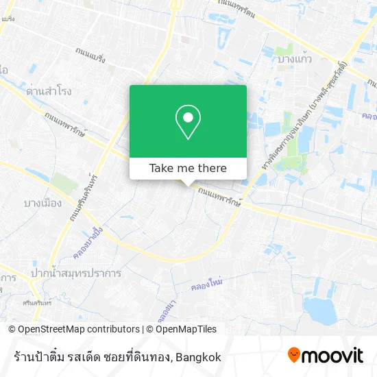 ร้านป้าติ๋ม รสเด็ด ซอยที่ดินทอง map