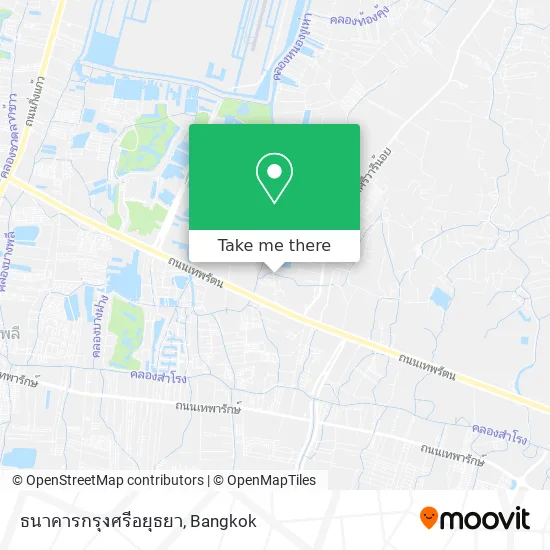ธนาคารกรุงศรีอยุธยา map