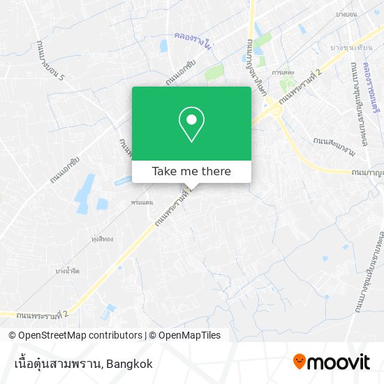 เนื้อตุ๋นสามพราน map