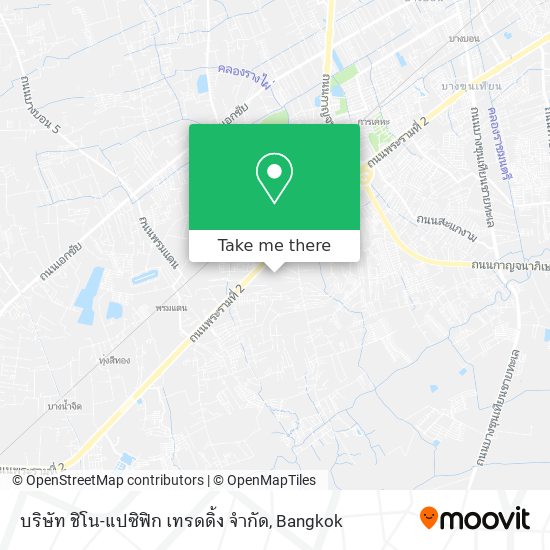 บริษัท ชิโน-แปซิฟิก เทรดดิ้ง จํากัด map