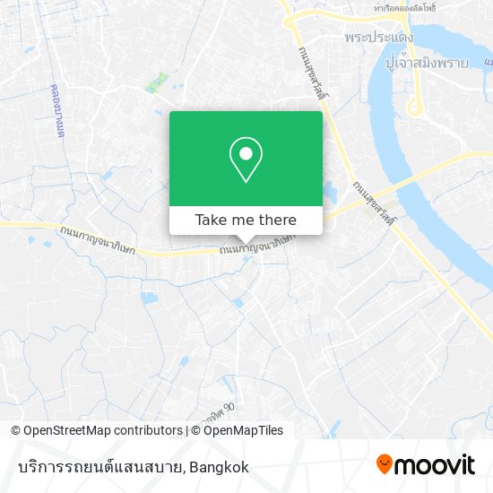 บริการรถยนต์แสนสบาย map