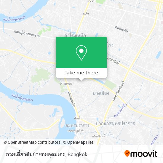 ก๋วยเตี๋ยวต้มยำซอยอุดมเดช map