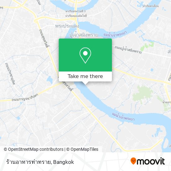 ร้านอาหารท่าทราย map