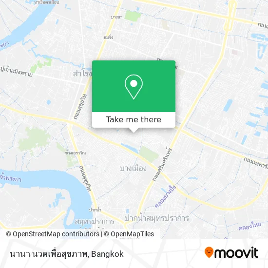 นานา นวดเพื่อสุขภาพ map